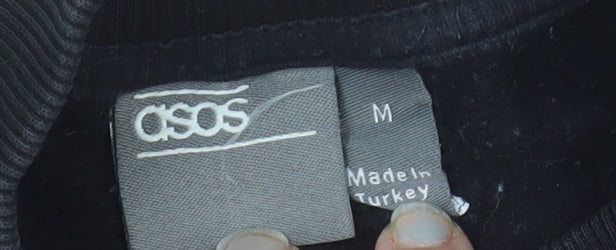 ASOS Men’s Black M Crew Neck Pullover Sweatshirt