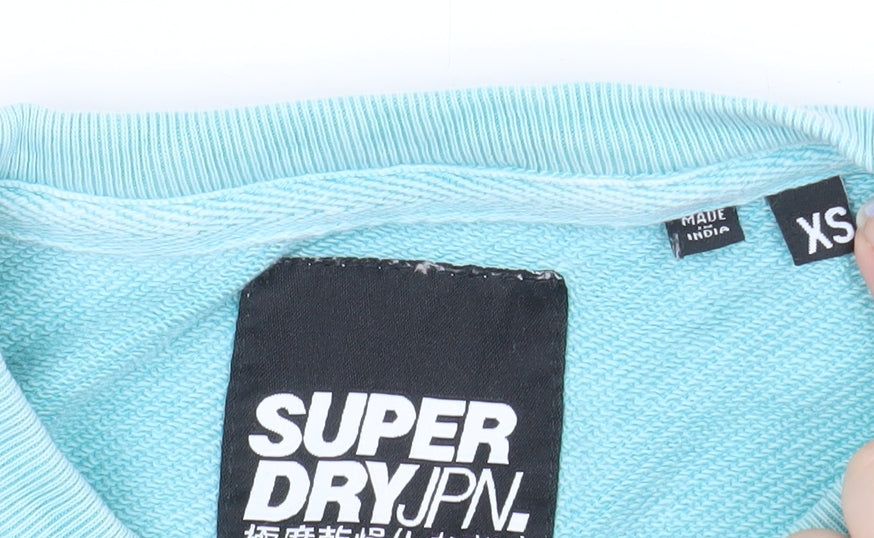 Superdry Men's Blue XS Crew Neck Pullover Sweatshirt