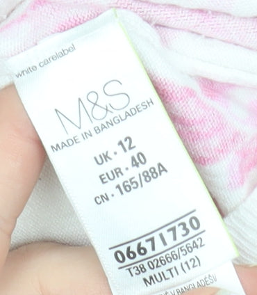 Marks and Spencer Womens Multicoloured Floral Cardigan Size 12