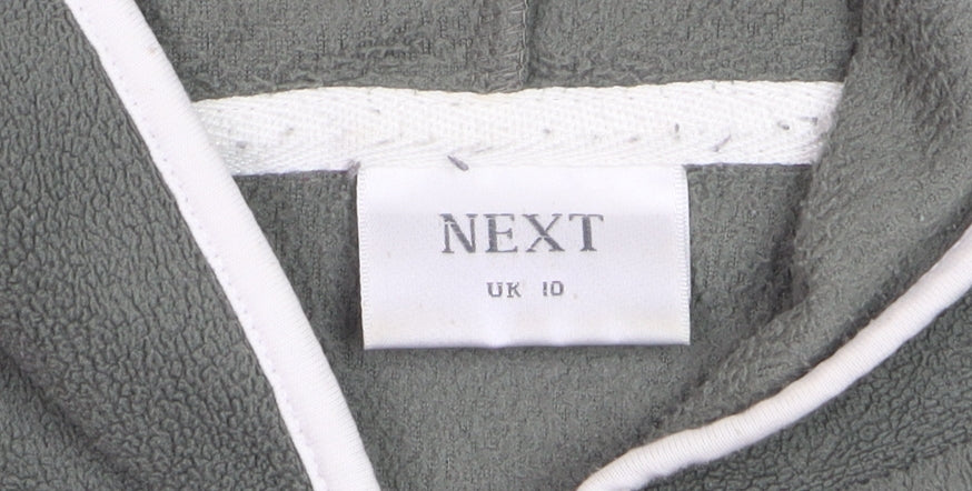 Next Women’s Green Full Zip Fleece Hoodie UK 10