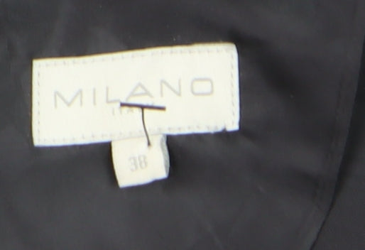 Milano Women Black Size 10 Classic Single-Breasted Blazer