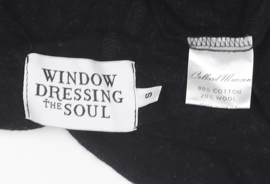 Window Dressing The Soul Women's Black S Bodycon Long Sleeve Dress