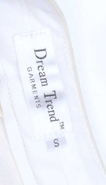 Dream Trend Women’s Beige Flared Dress Pants Trousers Size M