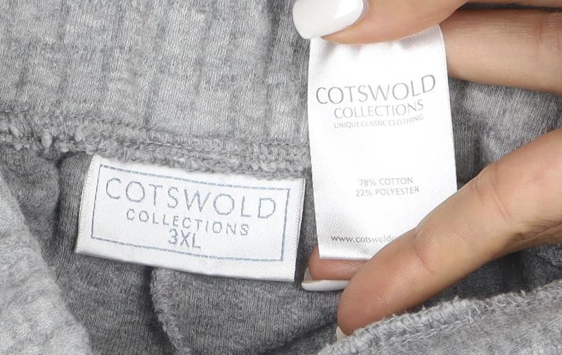 Cotswold Collections Womens Grey A-Line Jersey Skirt 3XL