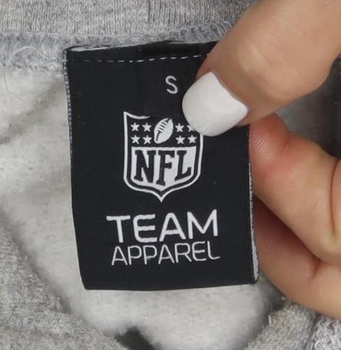 NFL Team Apparel Men’s Grey Miami Dolphins Pullover Hoodie Size S