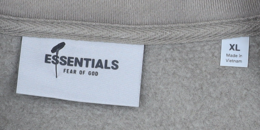 Fear of God Essentials Men's Brown XL Pullover Sweatshirt