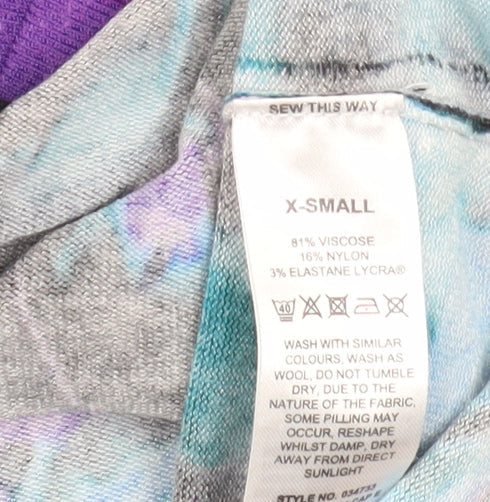 Precis Petite Women’s Multicoloured Floral Jersey Blouse XS