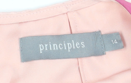 Principles Women’s Multicoloured Striped Sleeveless Blouse Size 14