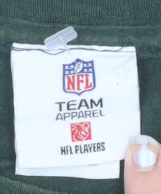 NFL Team Apparel Men's Green Packers 12 Graphic T-Shirt XL Cotton
