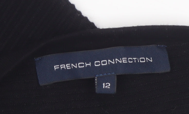 Additional view of French Connection Women's Black, size 12, Bodycon Knit Dress