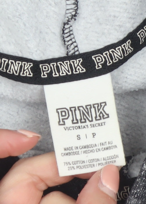 Victoria's Secret PINK Women's Grey Full Zip Hoodie Size S