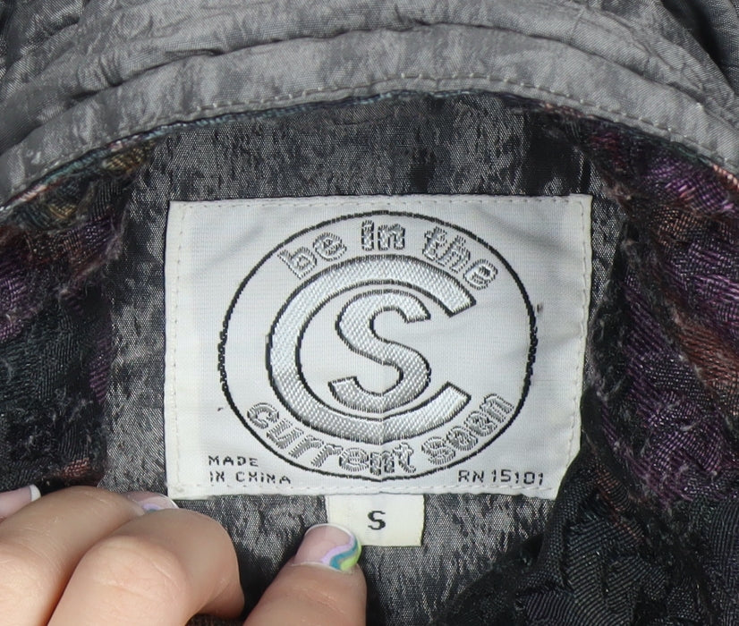 Be In The Current Seen Men's Grey Mid-Length Parka Jacket Size S