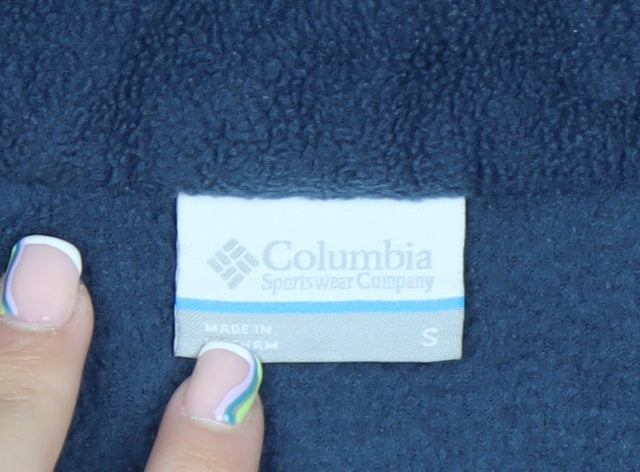 Columbia Men's Blue Fleece Full Zip Jacket Size S Outdoor