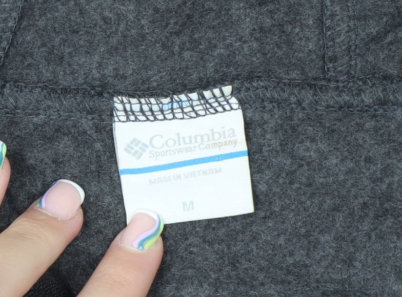 Columbia Men's Grey Fleece Full Zip Hoodie Size M