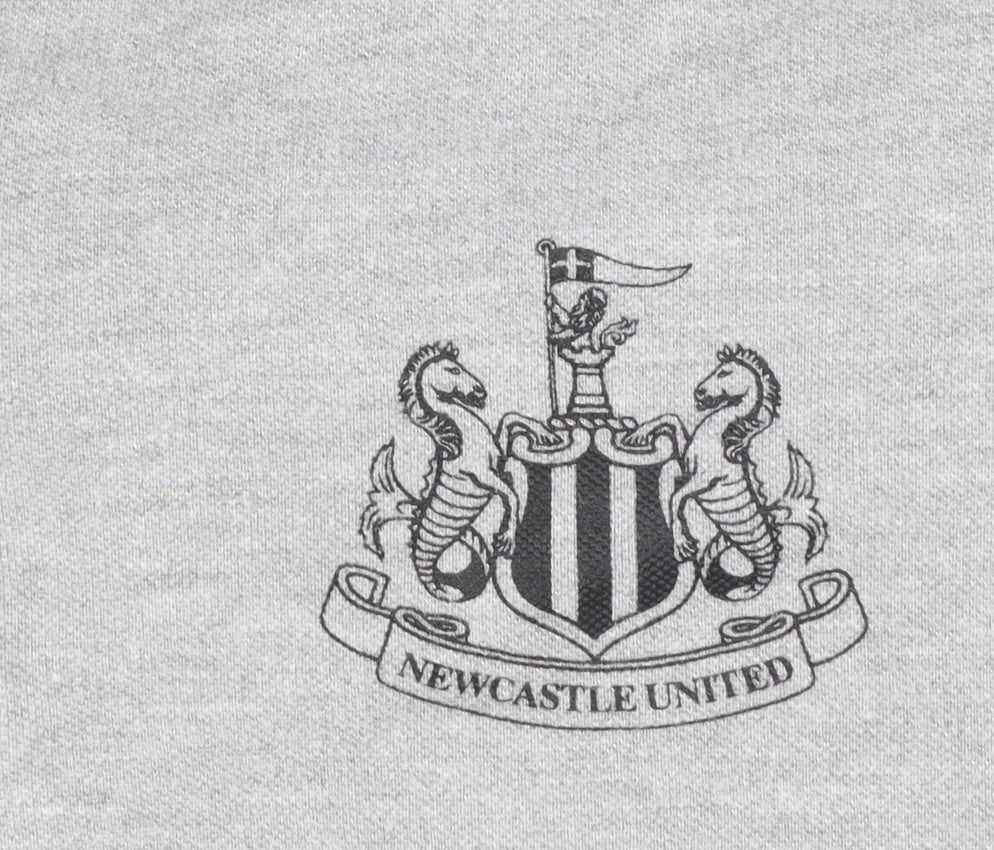 Additional view of Newcastle United Grey Long Sleeve Polo Shirt Men's Small