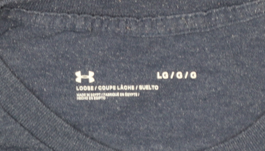 Under Armour Men's Blue Short Sleeve Graphic T-Shirt Size L