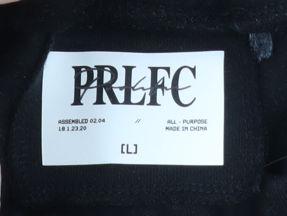 PRLFC Men’s Black Fleece Joggers L Regular Fit