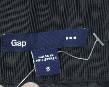 Gap Women Grey Wool Blend Pencil Skirt Size 8 Knee Length Workwear