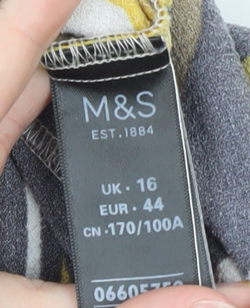 Marks & Spencer Women's Multicoloured Size 16 Bomber Jacket