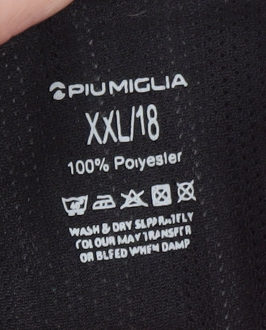Piu Miglia Women's Pink Windbreaker Jacket Size 18 Reflective Water Resistant