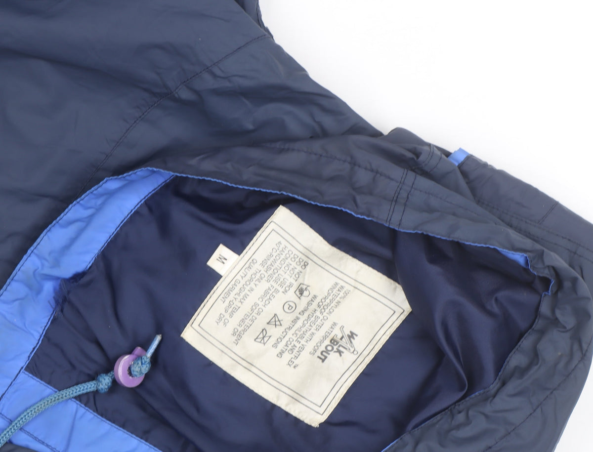 Walkabout Men’s Blue Waterproof Hooded Parka Jacket Size M