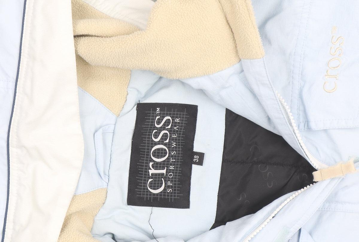 Crosshatch Sportswear Women's Blue Ski Jacket Size 10 Hooded Waterproof