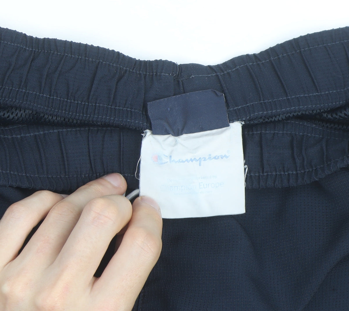 Champion Men's Blue XL Athletic Sweat Shorts with Logo