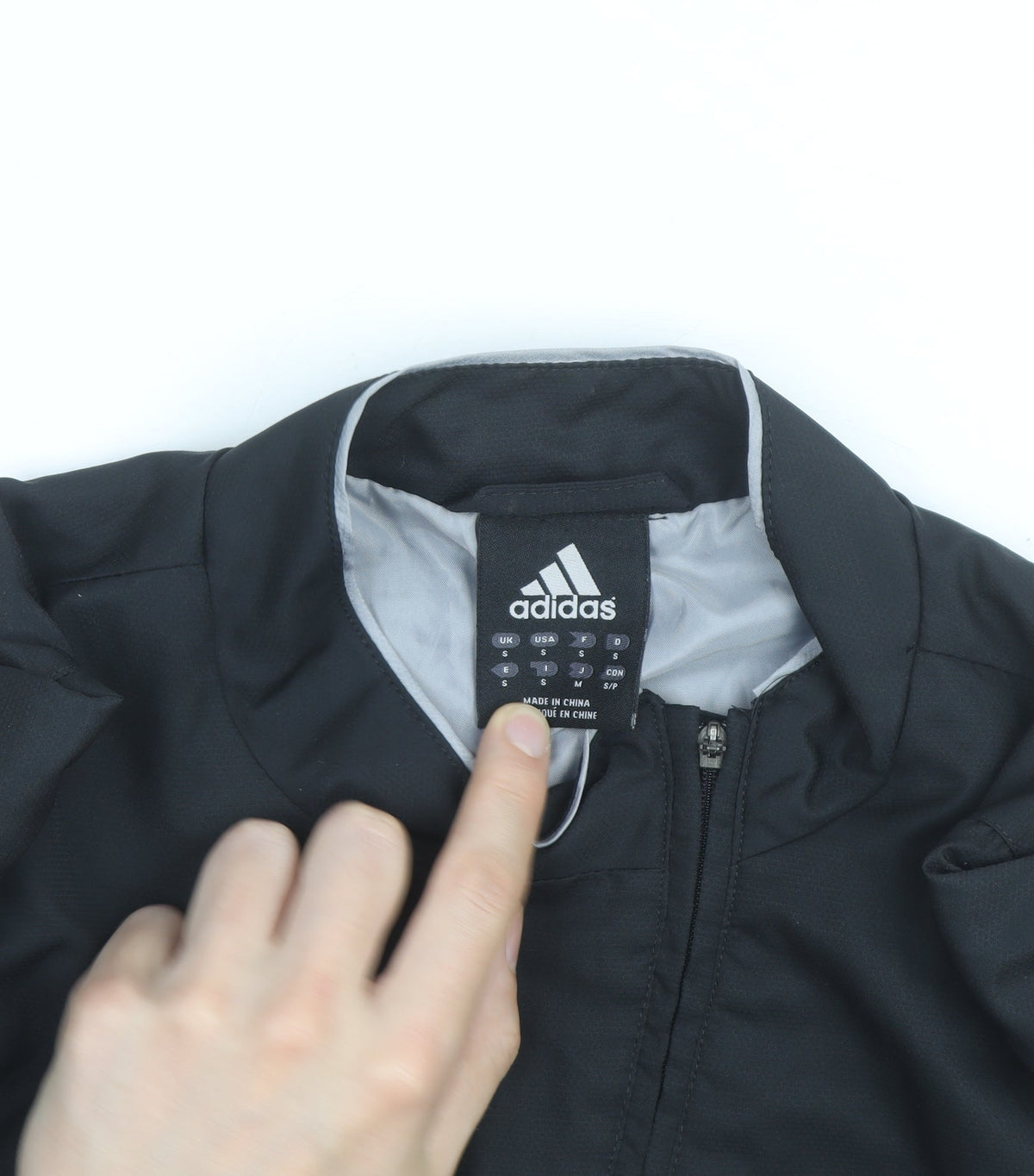 Additional view of Adidas Men's Black s 1/2 Zip Windbreaker Track Jacket