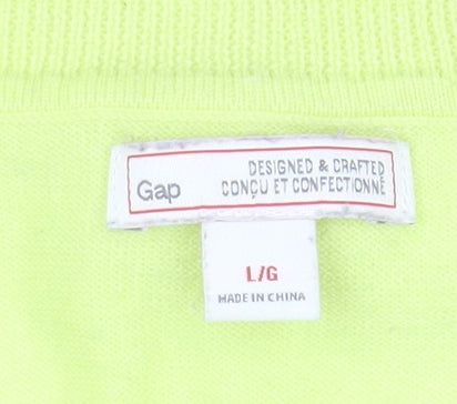Gap Womens Grey Striped Wool Blend Crew Neck Pullover Jumper L