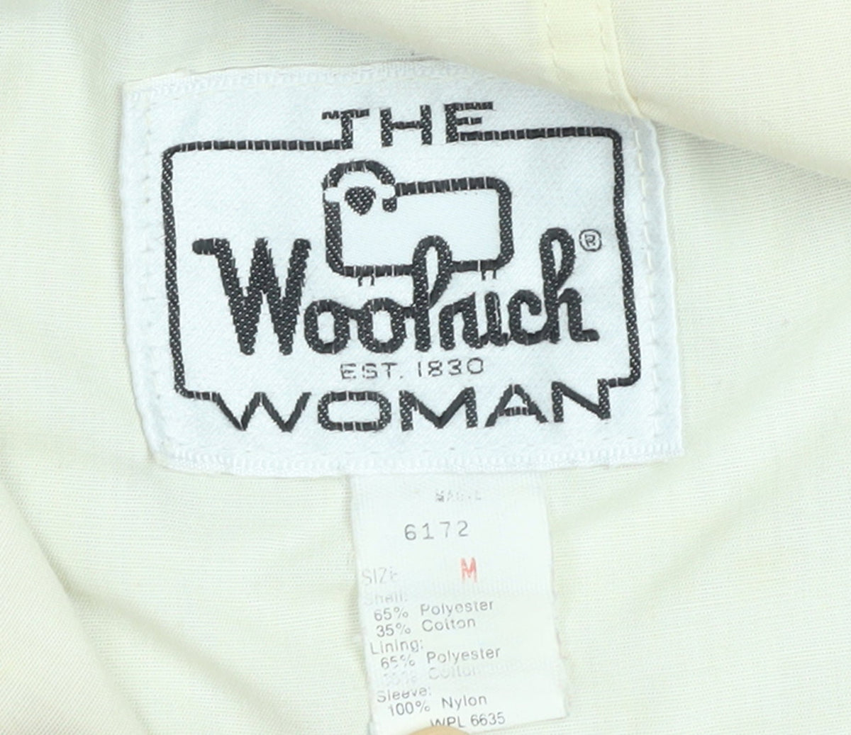 Woolrich Women Pink Hooded Parka Jacket M Water Resistant Cotton Blend