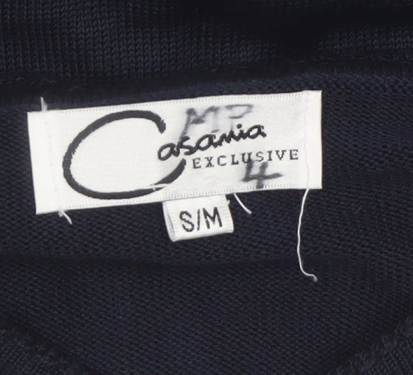 Casamia Exclusive Women's Black Short Sleeve Knit Cardigan S