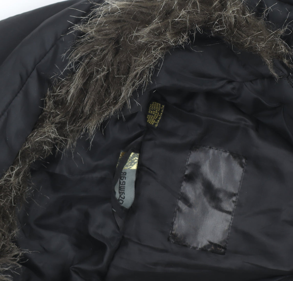 Rocawear Men's Black Hooded Padded Parka Coat Size M