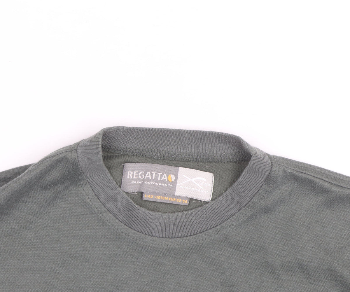 Regatta Men’s Green L Crew Neck Outdoor Quick Dry T-Shirt