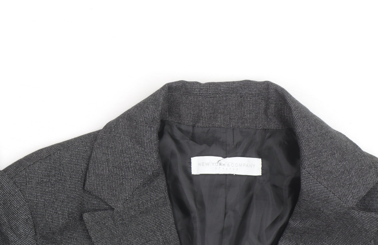New York & Company Women’s Grey Blazer Jacket Size M Classic Workwear