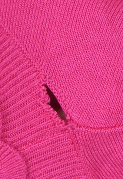 Monsoon Women’s Pink Roll Neck Knit Jumper L Long Sleeve