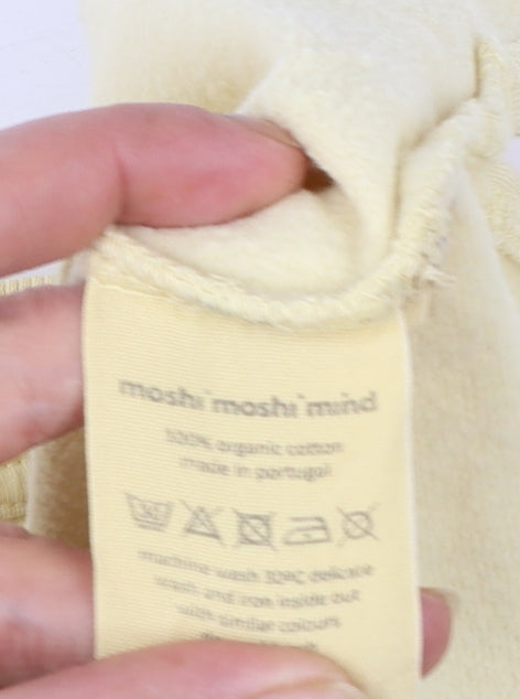 Moshi Moshi Mind Women Beige Pullover Sweatshirt S/M Organic Cotton