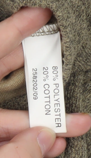 Wallis Womens Beige Knit Collared Button Cardigan Size 10