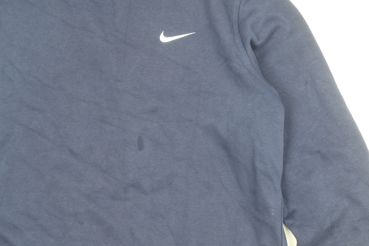 Nike Men's Blue Crew Neck Pullover Sweatshirt L Regular Fit