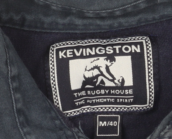 Kevingston Men's Blue Argentina Rugby Collared Sweatshirt M