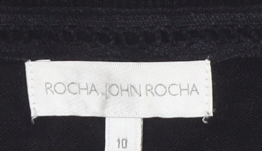 RJR.John Rocha Women’s Black Beaded Sequin Cardigan Size 10