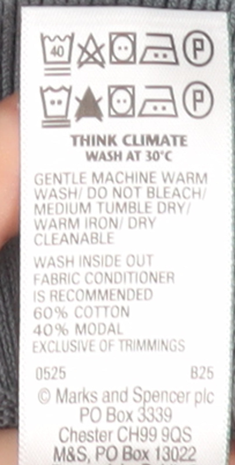 Marks & Spencer Men's Pewter 1/2 Zip High Neck Jumper Size L