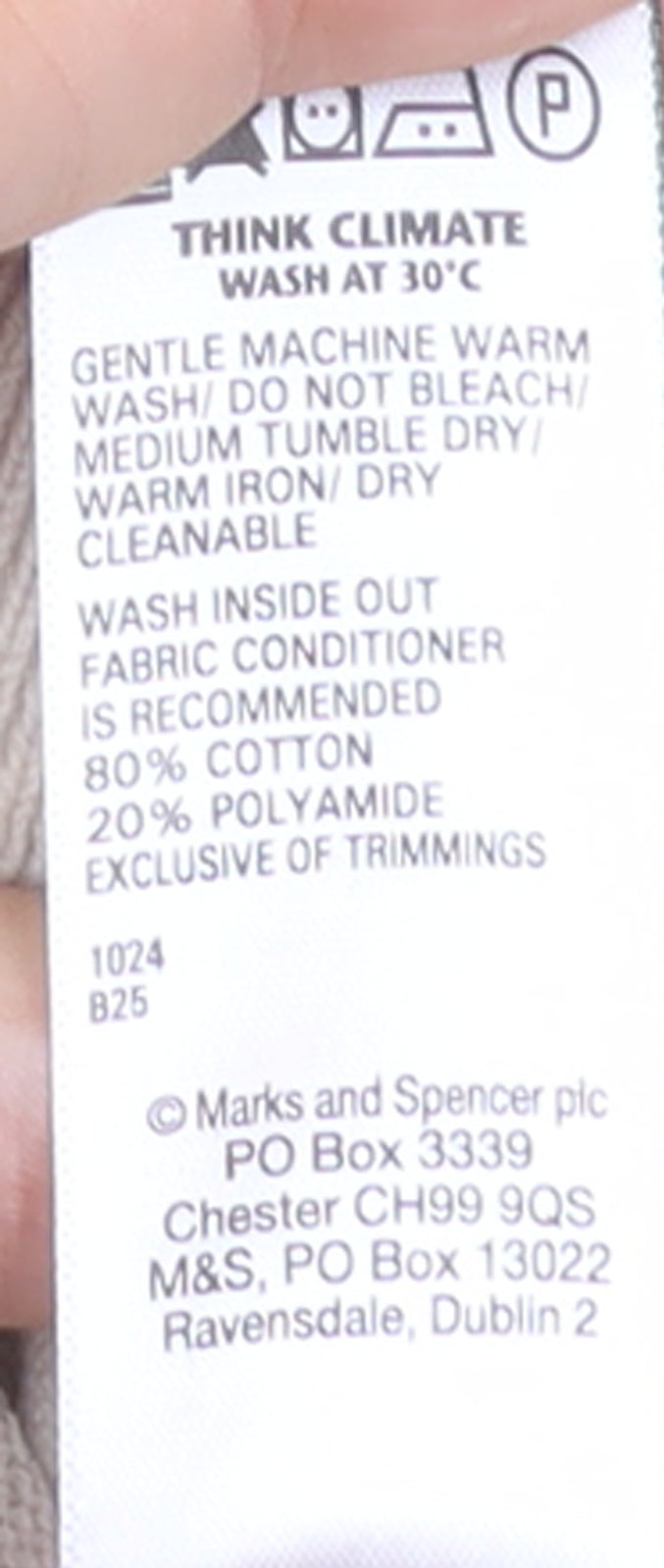 Marks & Spencer Men's Beige M 1/2 Zip High Neck Cotton Jumper