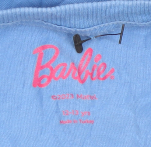 Additional view of Marks & Spencer girls’ blue barbie graphic t-shirt 12-13 years