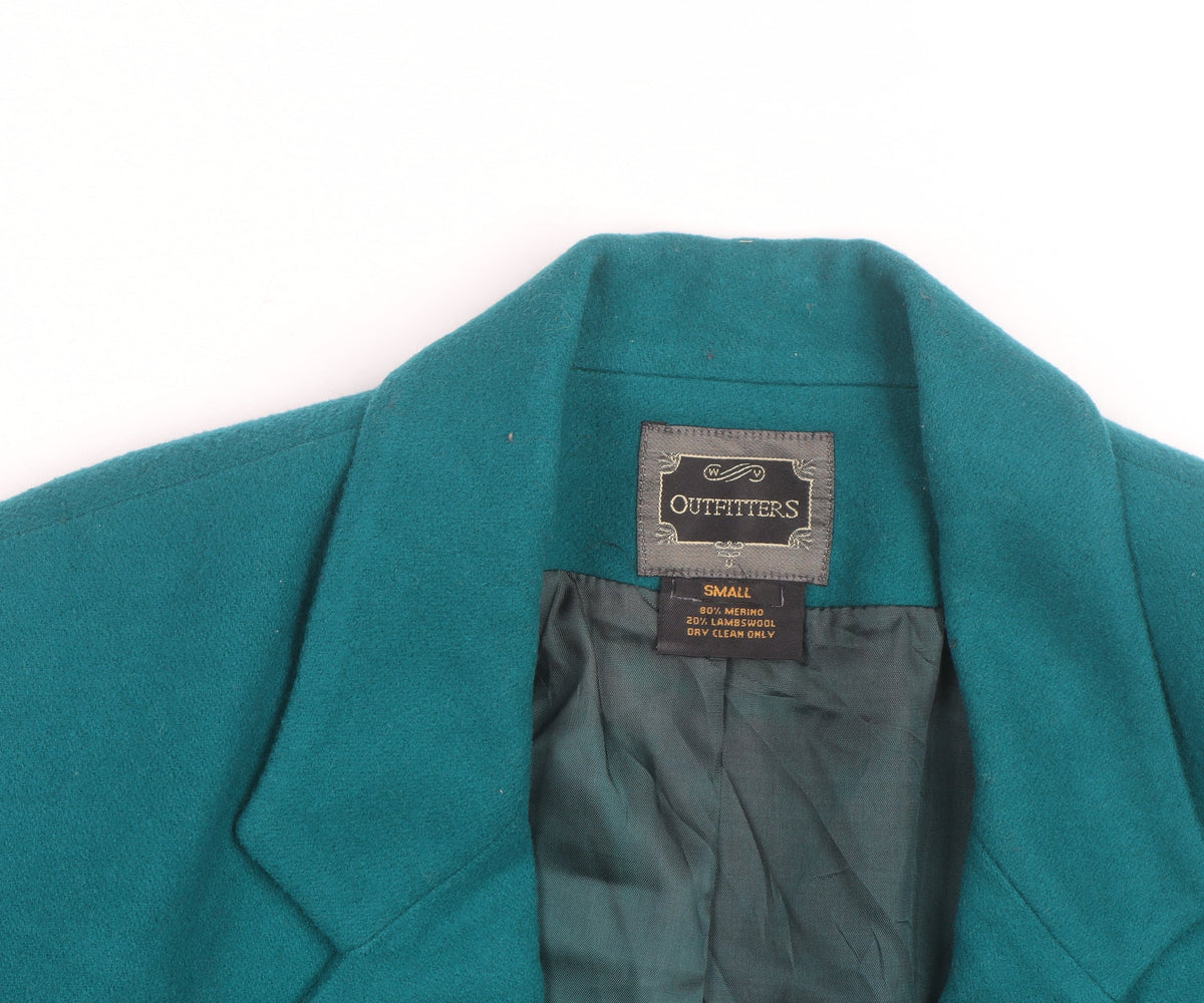 Urban Outfitters Men's Green Wool Blend Blazer Small Classic Formal Jacket