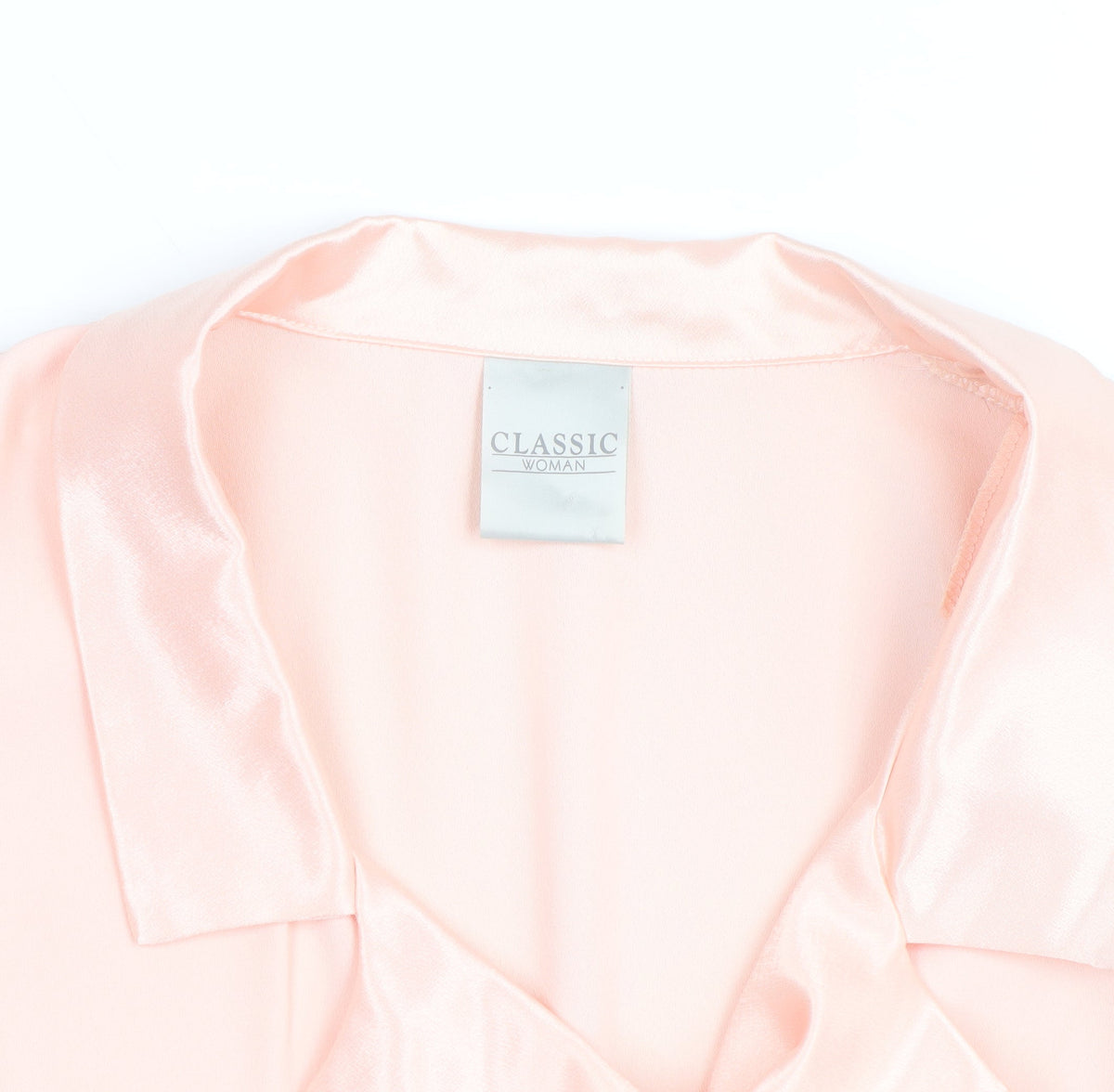 Classics Woman Pink Polyester Blazer Jacket UK 16 Womens