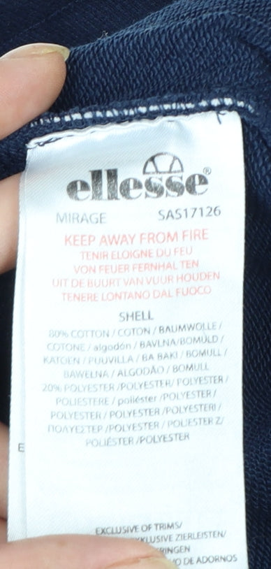 Additional view of Ellesse Men's Blue Jogger Trousers M Cotton Blend Casual Sportswear