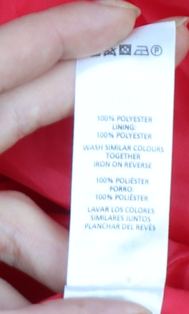 Additional view of Atmosphere Women’s Red Belted Trench Coat, size UK 10, Polyester