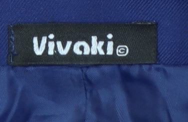 Vivaki Boys Blue 6 Years Classic Two-Button Suit Jacket
