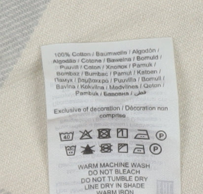 Jack & Jones Men's Beige Checked Twill Button-Up Shirt Size L