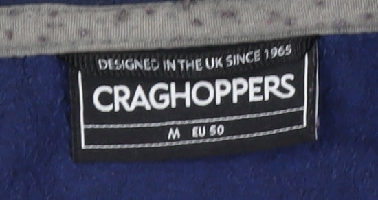 Craghoppers Men's Blue Fleece Full Zip Outdoor Jacket Size M